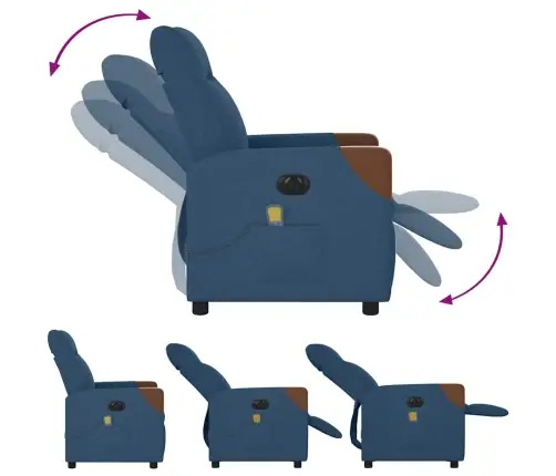 Elektriline Massaažitool, Sinine, Kangas