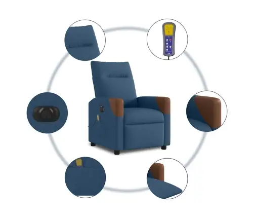 Elektriline Massaažitool, Sinine, Kangas