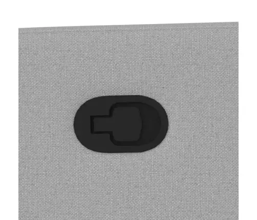 Atpūtas Krēsls Stāvus Krēsls Mākoņa Pelēks Audums Vidaxl