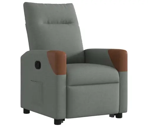 Püsti Tõusmist Toetav Tugitool, Tumehall, Kangas