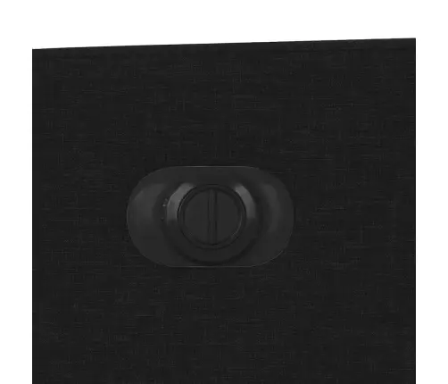 Elektrinis Atsistojantis Atlošiamas Krėslas, Juodas, Audinys