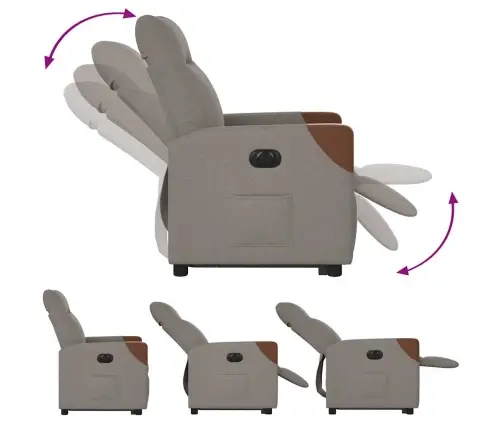 Elektriline Püstitõusmist Toetav Tugitool, Pruunikashall