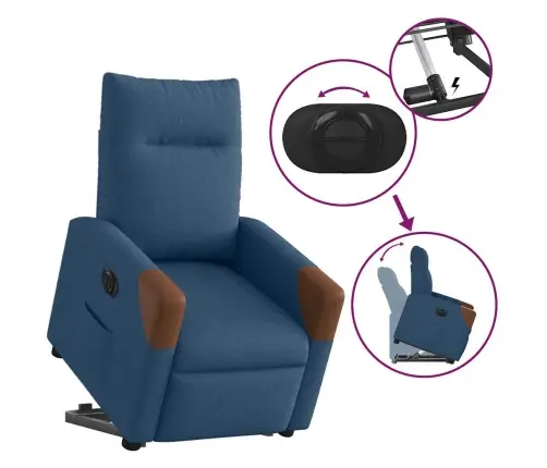 Elektriline Lamamistool, Sinine Kangas