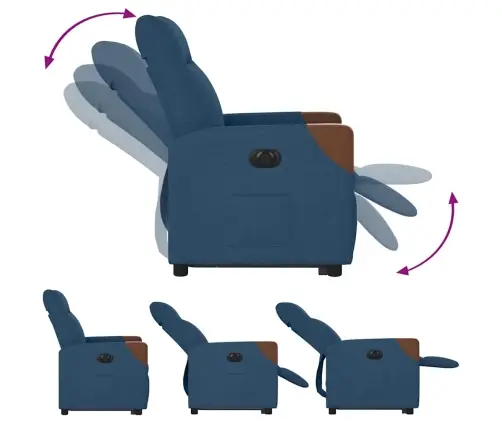 Elektriline Lamamistool, Sinine Kangas