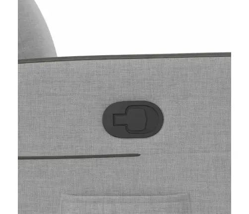 Atpūtas Krēsls Stāvus Krēsls Mākoņa Pelēks Audums Vidaxl