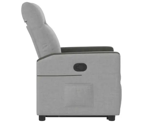 Atpūtas Krēsls Stāvus Krēsls Mākoņa Pelēks Audums Vidaxl