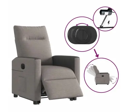 Elektriline Püstitõusmist Toetav Tugitool, Pruunikashall