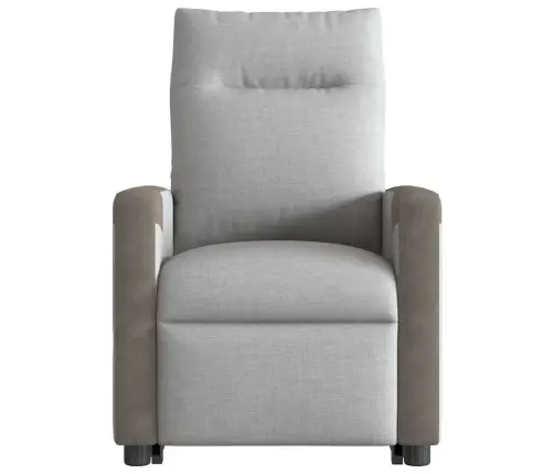 Elektrisks Atpūtas Krēsls, Paceļams, Atgāžams, Mākonis Pelēks Vidaxl