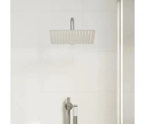 Lietus Dušas Galva Nerūsējošais Tērauds 304 25X25 Cm Kvadrāts Vidaxl