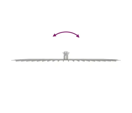 Lietus Dušas Galva Nerūsējošais Tērauds 304 50X50 Cm Kvadrāts Vidaxl