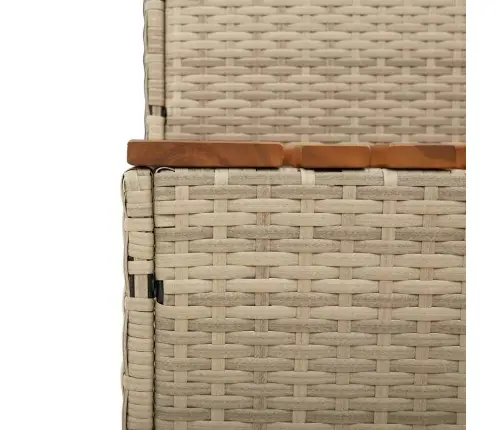 Mullivann Step Beež 50X50X50,5 Cm Polürotangist Ja Akaatsiast