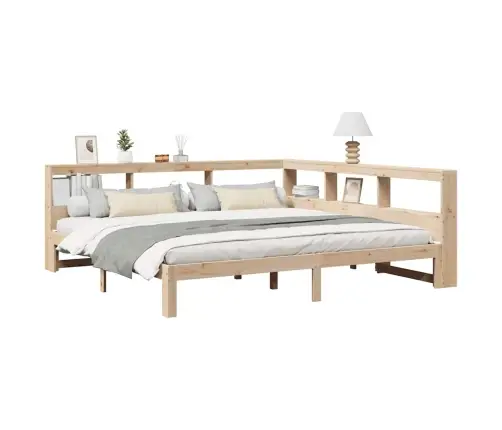 Riiuliga Voodiraam Ilma Madratsita, 180X200 cm Männipuit