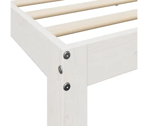 Gulta Ar Grāmatu Plauktu, Bez Matrača, 140X200 Cm, Priedes Koks Vidaxl