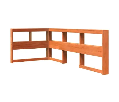 Gulta Ar Grāmatu Plauktu, Bez Matrača, 100X200 Cm, Priedes Koks Vidaxl