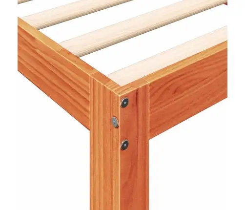 Gulta Ar Grāmatu Plauktu, Bez Matrača, 90X190 Cm, Priedes Koks Vidaxl