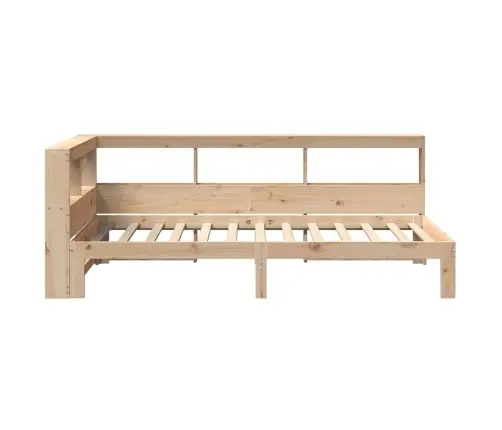 Riiuliga Voodiraam Ilma Madratsita, 75X190 cm Männipuit