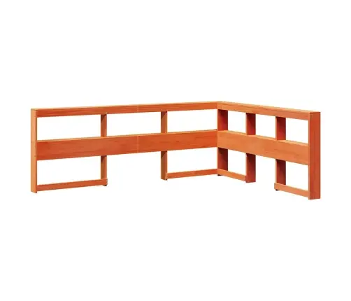 Lova Su Knygų Spinta Be Čiužinio, Ruda, 160X200cm Pušis