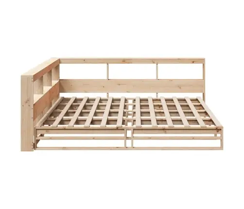 Riiuliga Voodiraam Ilma Madratsita, 180X200 cm Männipuit