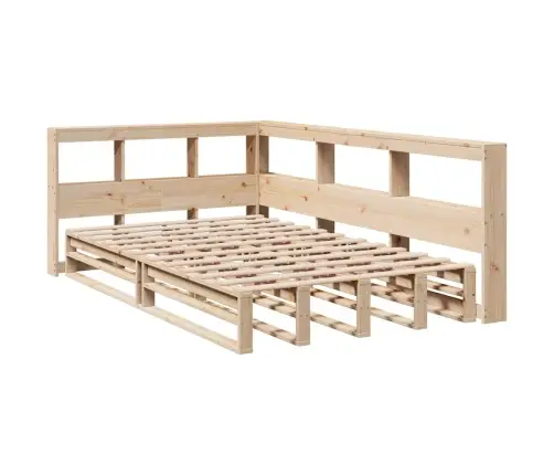 Riiuliga Voodiraam Ilma Madratsita, 120X200 cm Männipuit