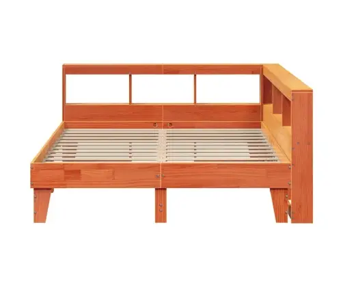 Lova Su Knygų Spinta Be Čiužinio, Ruda, 150X200cm Pušis