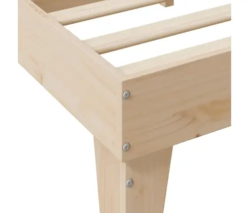 Riiuliga Voodiraam Ilma Madratsita, 120X200 cm Männipuit