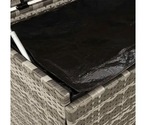 Dārza Uzglabāšanas Kaste Ar Riteņiem Pelēka 160X55X75 Cms Vidaxl