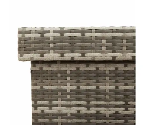 Dārza Uzglabāšanas Kaste Ar Riteņiem Pelēka 160X55X75 Cms Vidaxl