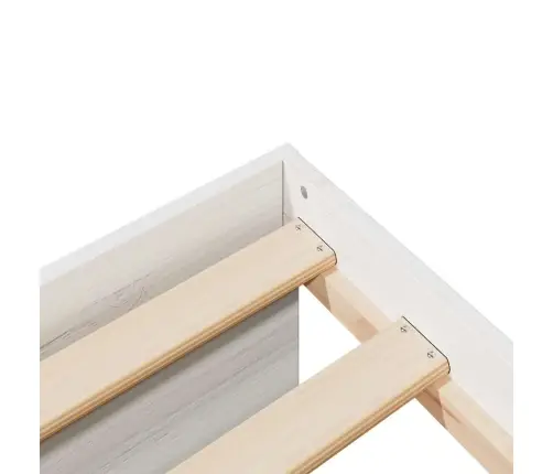 Dienas Gulta Ar Matrača, Balta, 100X200 Cm, Priedes Masīvkoks Vidaxl