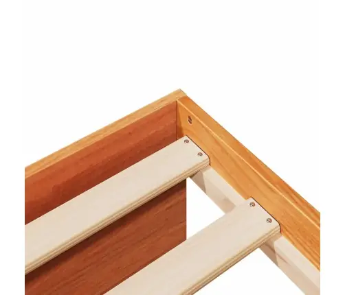 Dīvāngulta Ar Matraci, Vaska Brūna, 90X200Cm, Priedes Masīvkoks Vidaxl