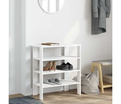 Kingariiul Valge 61X32X70 Cm Engineered Wood