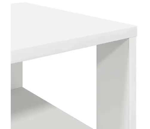 Kingariiul Valge 61X32X70 Cm Engineered Wood