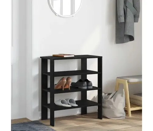 Lentyna Batams, Juodos Spalvos, 61X32X70cm Apdirbta Mediena