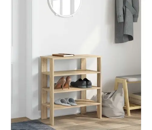 Apavu Skapītis Ozola Krāsa 61X32X70 Cm Inženierijas Koks Vidaxl