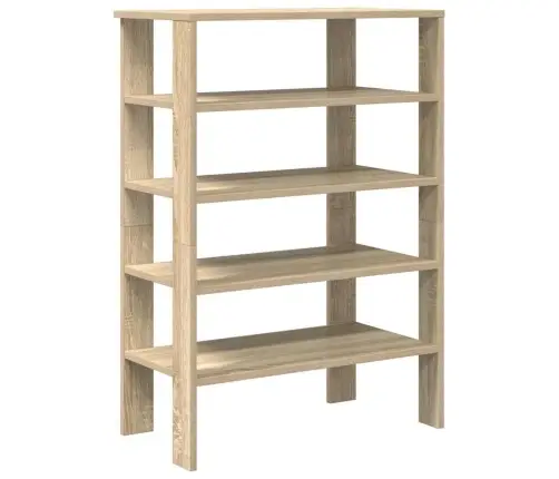 Apavu Plaukts Ozola Krāsa 61X32X87,5 Cm Inženierijas Koks Vidaxl