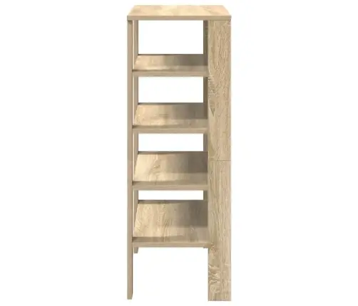 Apavu Plaukts Ozola Krāsa 61X32X87,5 Cm Inženierijas Koks Vidaxl