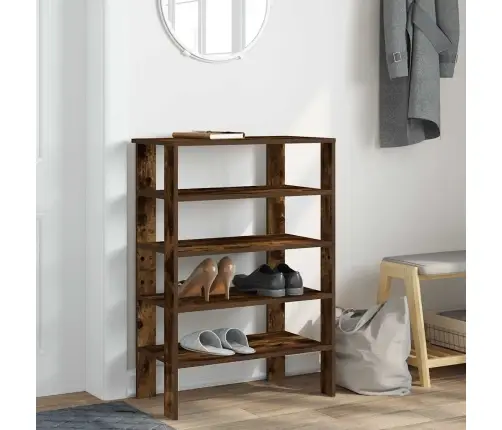 Apavu Plaukts Ozolkoka Krāsa 61X32X87,5 Cm Inženierijas Koks Vidaxl