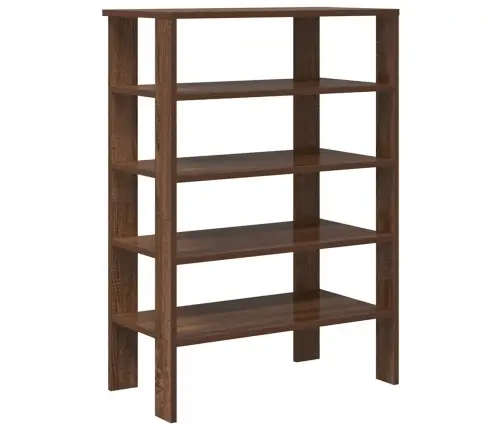 Apavu Plaukts Brūna Ozolkoka 61X32X87,5 Cm Inženierijas Koks Vidaxl