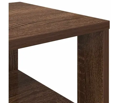 Apavu Plaukts Brūna Ozolkoka 61X32X87,5 Cm Inženierijas Koks Vidaxl