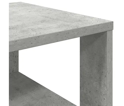 Apavu Plaukts Betona Pelēks 61X32X105 Cm Inženierijas Koks Vidaxl