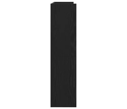 Apavu Plaukts Melns 80X25X100 Cm Inženierijas Koks Vidaxl