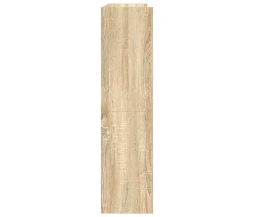 Apavu Plaukts Ozola Krāsa 80X25X100 Cm Inženierijas Koks Vidaxl