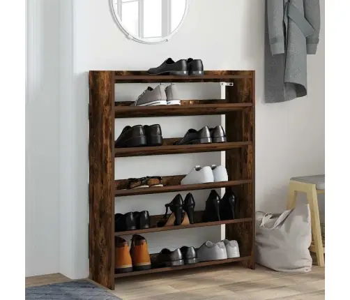 Lentyna Batams, Dūminio Ąžuolo, 80X25X100cm Apdirbta Mediena