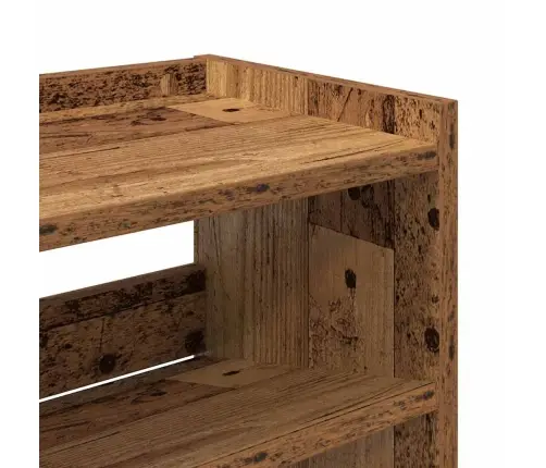 Apavu Plaukts Veca Koka 80X25X100 Cm Inženierijas Koks Vidaxl