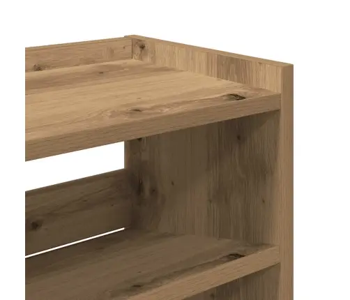 Apavu Plaukts Koka Krāsā 80X25X100 Cm Inženierijas Koks Vidaxl