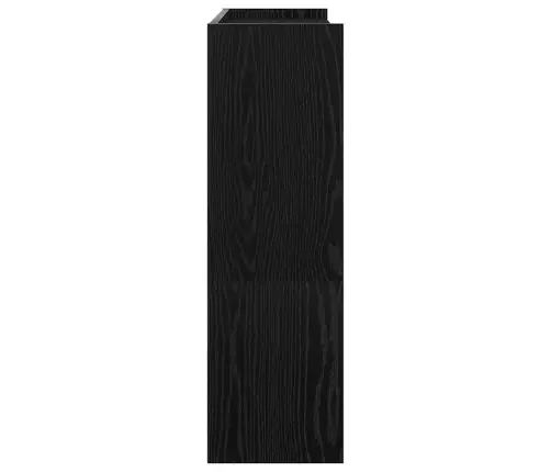 Apavu Plaukts Melns 80X25X81 Cm Inženierijas Koks Vidaxl