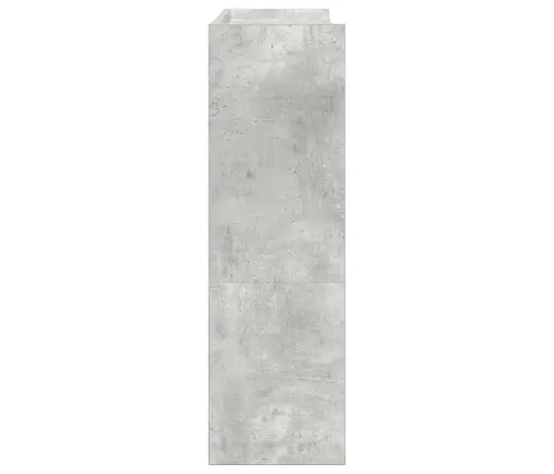 Apavu Plaukts Betona Pelēks 80X25X81 Cm Inženierijas Koks Vidaxl