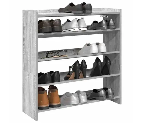 Lentyna Batams, Pilka Ąžuolo, 80X25X81cm Apdirbta Mediena