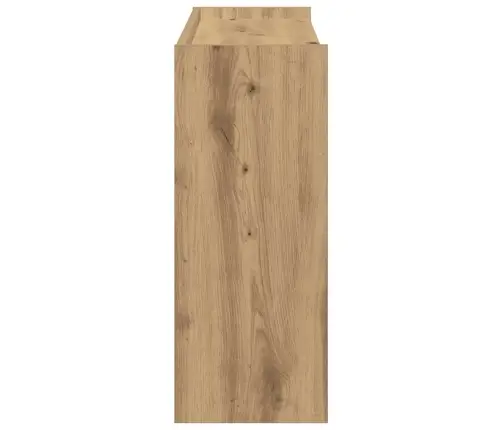 Apavu Plaukts Koka Krāsā 80X25X62 Cm Inženierijas Koks Vidaxl