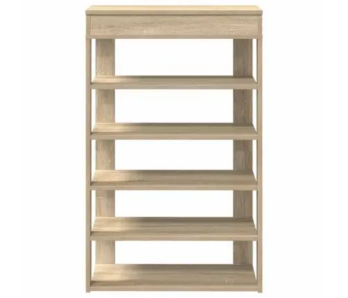 Apavu Plaukts Sonoma Ozols 60X30X98 Cm Engineered Wood Vidaxl