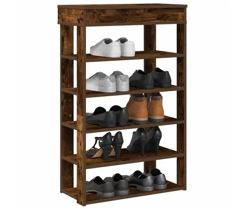 Apavu Plaukts Ozolkoka Krāsa 60X30X98 Cm Inženierijas Koks Vidaxl